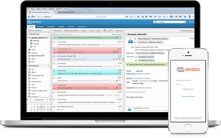 Open4Mail Zimbra Desktop & Mobile 