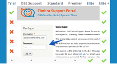 Zimbra support 