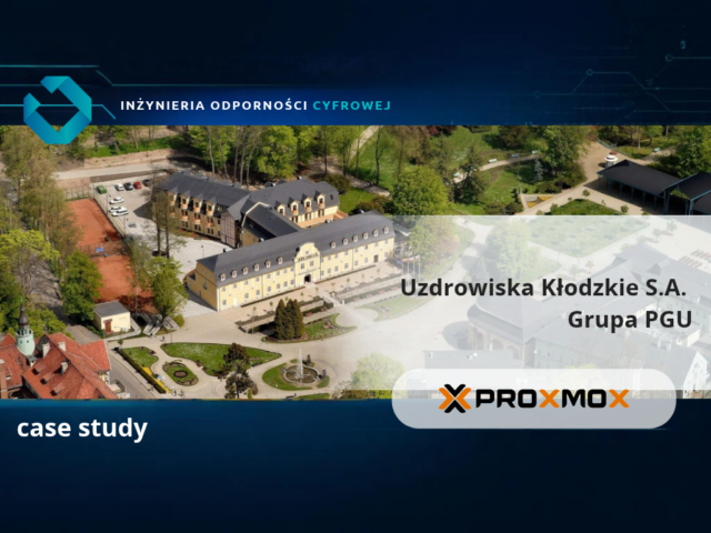Klaster wysokiej dostępności Proxmox dla&nbsp;lidera turystyki medycznej Uzdrowiska Kłodzkie S.A.