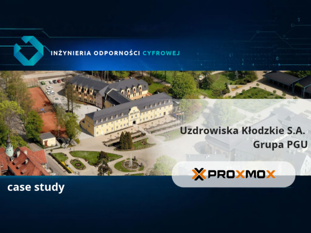 Klaster wysokiej dostępności Proxmox dla&nbsp;lidera turystyki medycznej Uzdrowiska Kłodzkie S.A.